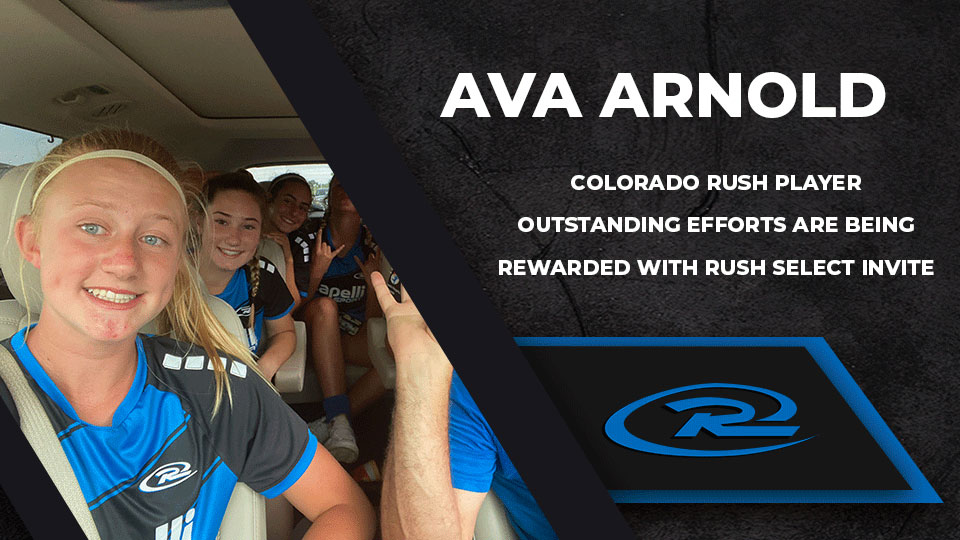 Ava Arnold Outstanding Efforts Being Rewarded - San Jose Rush Soccer Club